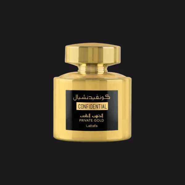 LATTAFA CONFIDENTIAL PRIVATE GOLD 100ML EDP U Confidential Private Gold 100ml EDP - Lattafa